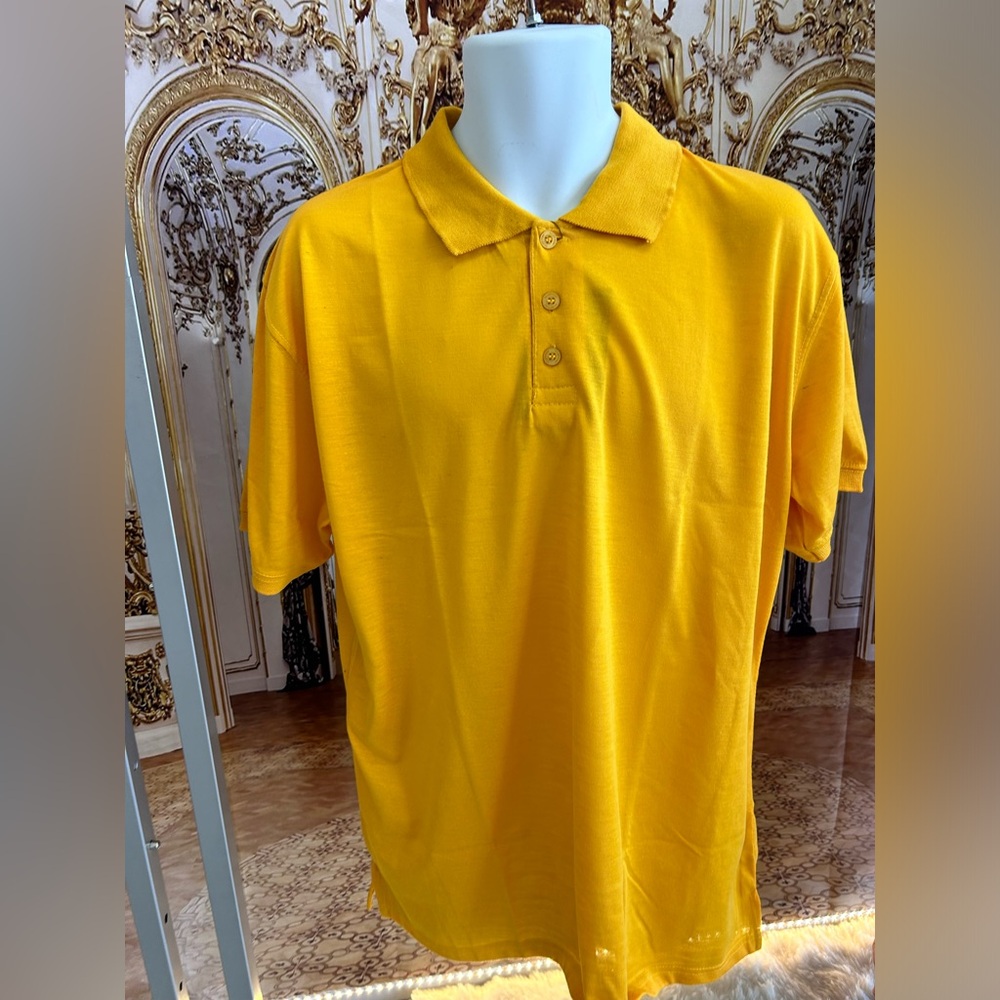 Mustard yellow men’s shirt